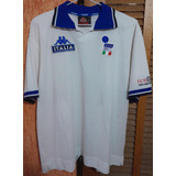Camisa Rugby Italia Kappa Gaya 2003 Made In Romania Branca
