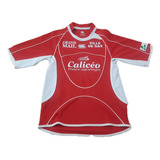 Camisa Rugby Us Dax Canterbury França Vermelho Esportivo