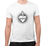 Camisa Sagrado Coração De Jesus Raios