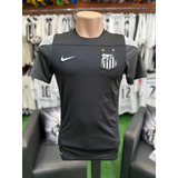 Camisa Santos Nike Treino 2015 Preta
