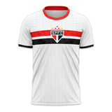 Camisa São Paulo Branca Tricolor Paulista Oficial Licenciada