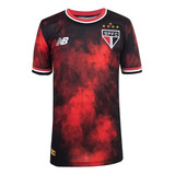 Camisa São Paulo New Balance 24 Torcedor 3 Infantil Oficial