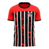 Camisa São Paulo Plotline Braziline Futebol E Lazer Original