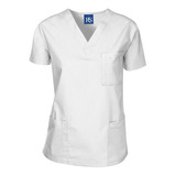Camisa Scrub Em Brim 100 Algodão Pijama Cirúrgico Masculino