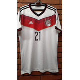 Camisa Seleção Alemanha Ajustada Com Simbolo Gasto adidas