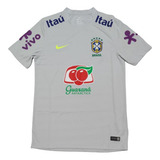 Camisa Seleção Brasileira 2018 19 Treino Cinza