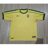 Camisa Seleção Brasileira 98 Nike Ronaldo 9 Oficial