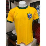 Camisa Seleção Brasileira Autografada Pelo Leandro