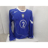Camisa Seleção Brasileira Azul Manga Longa