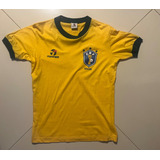 Camisa Seleção Brasileira Brasil Anos 80 Topper