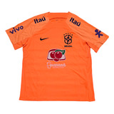 Camisa Seleção Brasileira Treino 2022 Laranja
