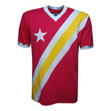 Camisa Seleção Congo Retrô 1968 Original Liga Retrô Premium