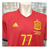 Camisa Seleção Espanha adidas 2014 Tam L Núm 77 Luciano
