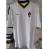 Camisa Selecao Portugal Branca Eurocopa 2000 Branca
