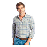 Camisa Sergio K Regular Xadrez Quadros Cinza Mescla