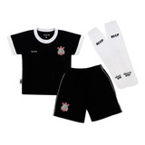 Camisa Shorts Meião Do Corinthians Infantil Oficial Menino