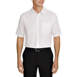 Camisa Social 100 Microfibra Manga Curta Várias Cores