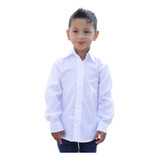 Camisa Social Infantil Manga Longa