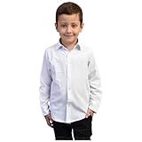 Camisa Social Infantil Menino Bebê Branca Manga Longa BR Alfa Único Regular 6 BRANCO 