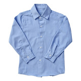 Camisa Social Infantil Menino Bebê Branca Manga Longa