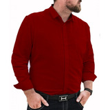 Camisa Social Manga Longa Extra Grande Pronta Entrega