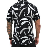 Camisa Social Masculina Manga Curta Florida Verão Slim Fit