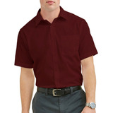 Camisa Social Masculina Manga Curta Não Amassa Microleve