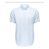 Camisa Social Masculina Manga Curta Plus Size Pronta Entrega