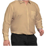 Camisa Social Masculina Manga Longa Plus Size Pronta Entrega