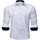 Camisa Social Masculina Manga Longa Slim