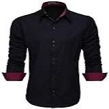 Camisa Social Masculina Manga Longa Slim Fácil Passar M Preto C7 