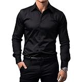 Camisa Social Masculina Slim Executiva BR Alfa M Regular Preta