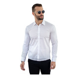 Camisa Social Masculina Slim Fit Luxo Pronta Entrega