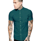 Camisa Social Masculina Slim Fit Não Amassa Premium