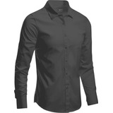 Camisa Social Masculina Slim Fit Pronta Entrega Bikewear