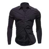 Camisa Social Masculina Slim Fit