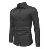 Camisa Social Masculina Slim Luxo Não Amassa Pronta Entrega