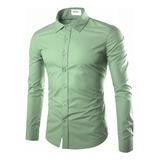 Camisa Social Slim Masculino Executiva Alto Padrão