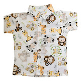 Camisa Social Temática Menino Infantil Criança Festa Niver
