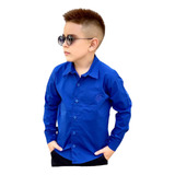 Camisa Social Várias Cores Infantil Masculina