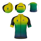 Camisa Sport Pepper Masculina Brasil Ciclismo 22