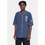 Camisa Starter Oversized Baseball Marinho