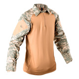 Camisa Tática Militar Combat Shirt Raglan Com Proteção Uv