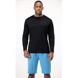 Camisa Térmica Compressão Com Proteção Uv 50 Unissex Branca
