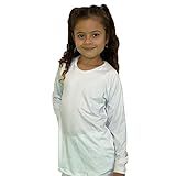 Camisa Térmica Infantil Kids Branca Camiseta Unissex Proteção Solar Fator Uv50 Fator 02 