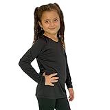 Camisa Térmica Infantil Kids Preta Camiseta Unissex Proteção Solar Fator Uv50 Fator 02 