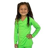 Camisa Térmica Infantil Kids Verde Camiseta Unissex Proteção Solar Fator Uv50 Fator 04 