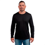 Camisa Térmica Masculina Manga Longa Básica Proteção Uv 50