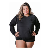 Camisa Térmica Plus Size Fator Proteção Uv Unissex Promoção