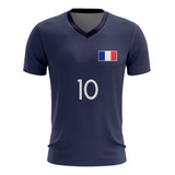 Camisa Time Bandeira França Masculina Copa Atacado Futebol
